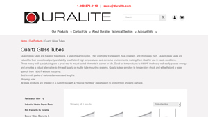 Duralite - Quartz Glass Tubes
