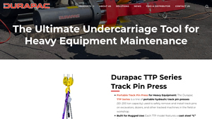 Durapac - TTP Series Track Pin Press