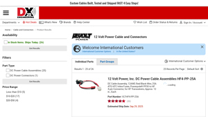 DX Engineering - 12 Volt Power Cable & Connectors