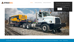 Dymax Rail - RoadRail Drop Deck Trailer