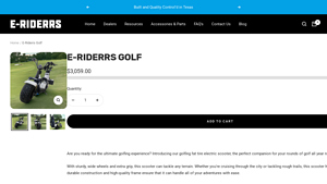 E-Riderrs - Electric Golf Scooter