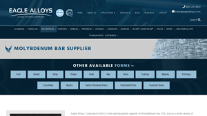 Eagle Alloys - Molybdenum Bar
