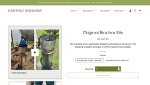 Earthly Biochar - Biochar Kiln