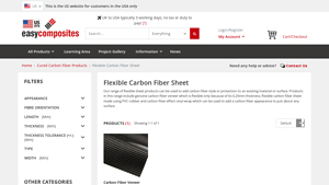 Easy Composites - Flexible Carbon Fiber Sheet
