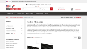 Easy Composites - Carbon Fiber Angles