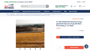 Easy Pet Fence - Welded Wire Dog Fence Kit