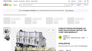 Nissan - Forklift K25 Engine 2.5L