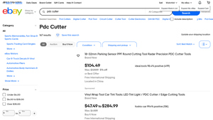 PDC Cutter Tools - Parking Sensor & PPF Cutting