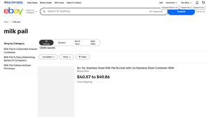 eBay - Milk Pail Products