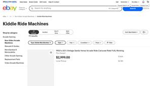 eBay - Kiddie Ride Machines