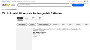 UltraFire - 3V Lithium Rechargeable Batteries
