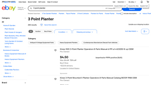 John Deere - 3 Point Hitch Cultivator Planter