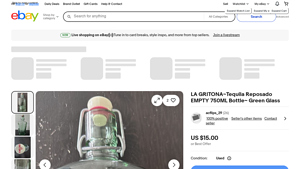 LA GRITONA - Tequila Reposado EMPTY 750ML Bottle