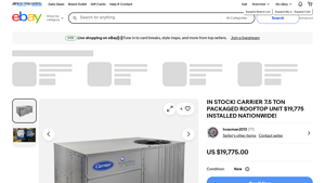 Carrier - 7.5 Ton Packaged Rooftop Unit
