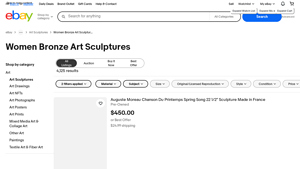 eBay - Women Bronze Art Sculptures