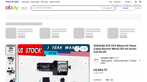 Arctic Cat - 3000LBS Electric Winch