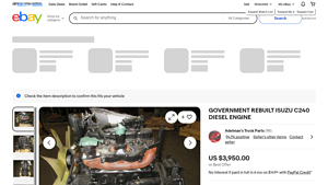 Isuzu - Remanufactured C240 Diesel Engine