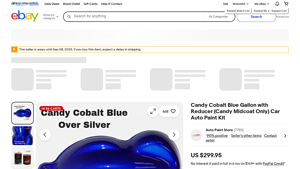 Candy - Cobalt Blue Gallon Car Paint Kit