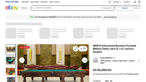 Vision Billiards - Professional Russian Pyramid Billiard Table