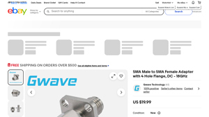 Gwave Technology Inc. - SMA Male to SMA Female Adapter
