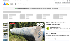 ACT - 10000 Gallon Underground Fuel Storage Tank