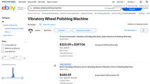 eBay - Vibratory Wheel Polishing Machines