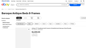 eBay - Baroque Antique Beds & Frames