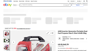 4KW Inverter Generator - Portable Dual Fuel E-Start
