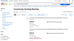 Countertop Vending Machines - Snack, Gumball, and Candy Dispensers