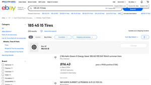 Cosmo RC-17 - 185 45 15 Tire