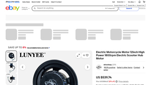 LUNYEE - Electric Motorcycle Hub Motor