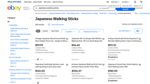 Japanese Walking Sticks - Vintage & Antique Options
