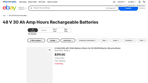 Power Queen - 48V 30Ah Rechargeable Battery