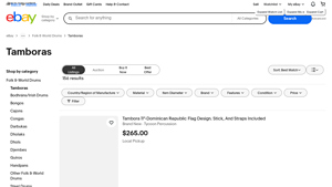 Tamboras - Various Brands and Sizes