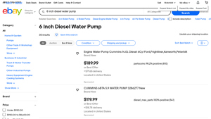 Cummins - 6 Inch Diesel Water Pump