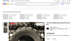 Agstar - 13.6-28 R1 Tractor Tire