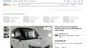 MobilityScooTrike - Fully Enclosed Electric Mobility Cabin Scooter