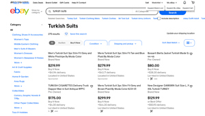 eBay - Turkish Suits