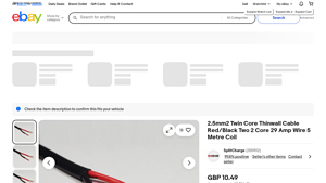 SplitCharge - 2.5mm2 Twin Core Thinwall Cable Red/Black