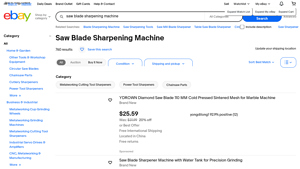Electric Circular Saw Blade Sharpener - Precision Grinding Machine