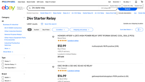 Starter Relay - 24V Heavy Duty