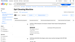 eBay - DPF Cleaning Machines
