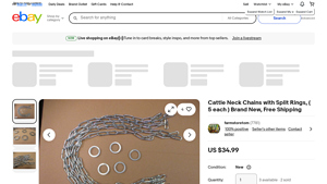 Cattle Neck Chains - Brand New 5 Pack