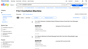 myChway - 9 in 1 Cavitation Machine