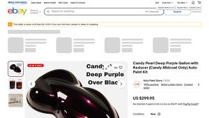 Auto Paint Store - Candy Pearl Deep Purple Gallon Kit