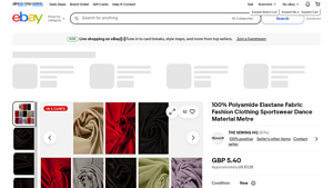 eBay - Polyamide Elastane Fabric