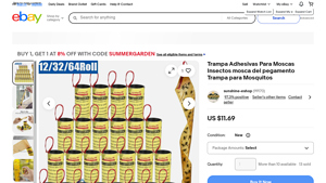 Sunshine Eshop - Trampa Adhesivas Para Moscas