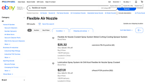 eBay - Flexible Air Nozzle Coolant Spray System