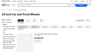 Aftermarket Products - 23 Inch Car and Truck Wheels