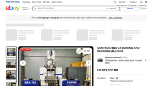 CENTROID - BLOCK BORING AND DECKING MACHINE